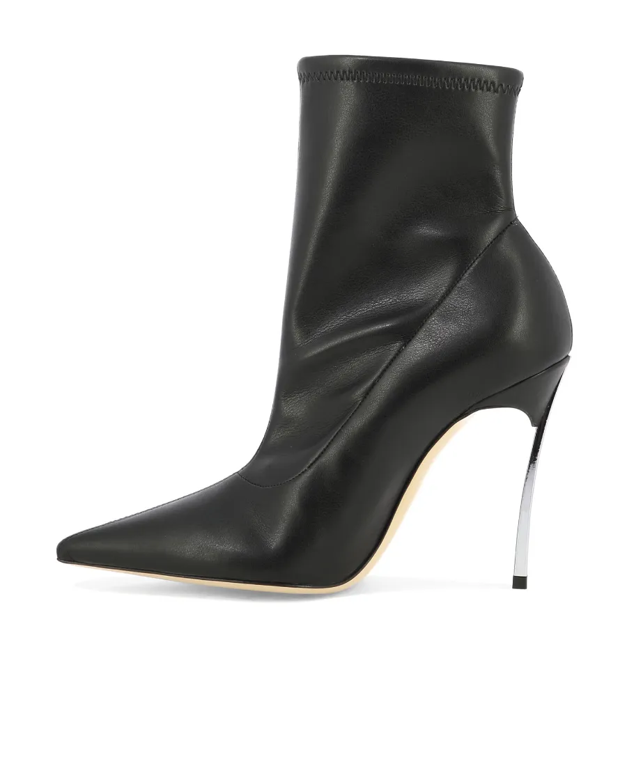 Casadei Blade Pointed Toe Heeled Boots