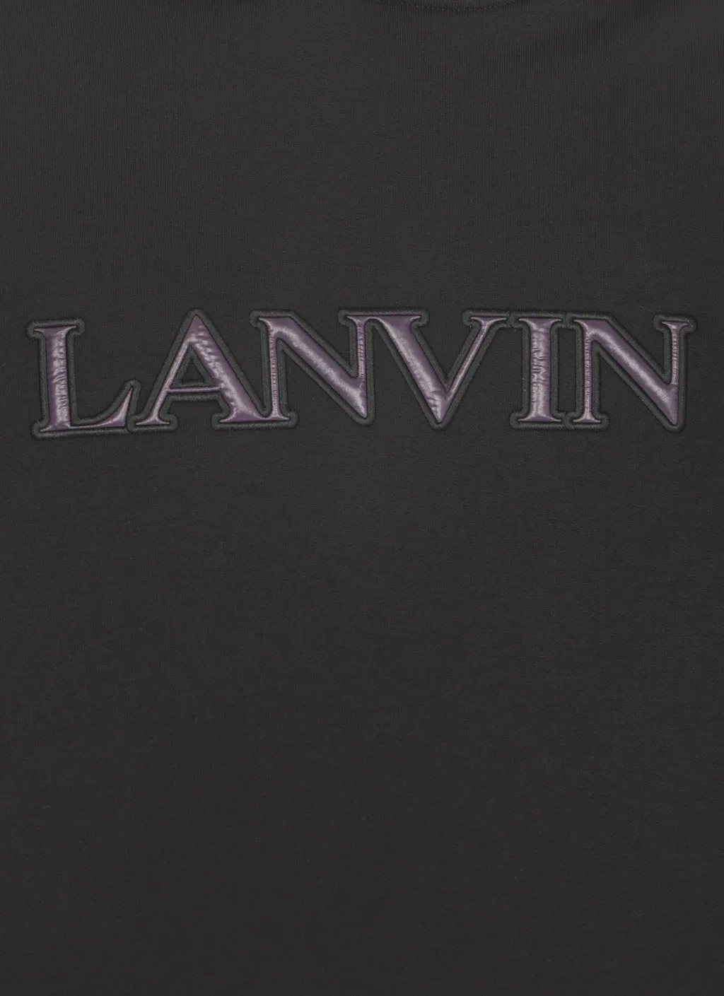 Lanvin Logo Embroidered Drawstring Hoodie