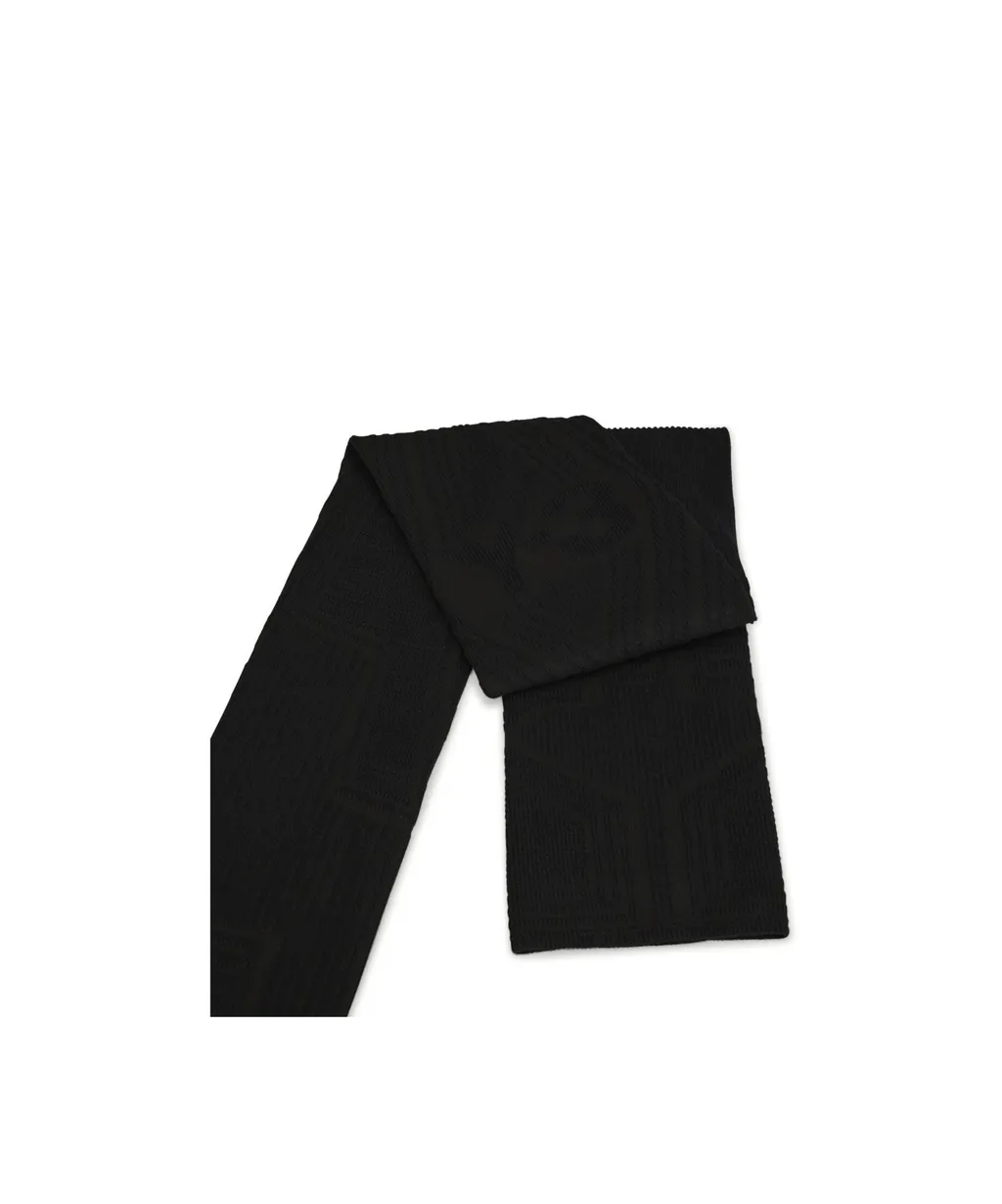 Y-3 Engineered Logo-Debossed Finished-Edge Scarf