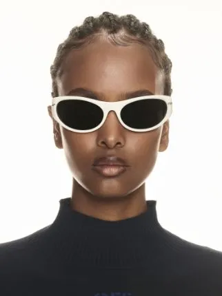 Off-White Napoli Oval Frame Sunglasses