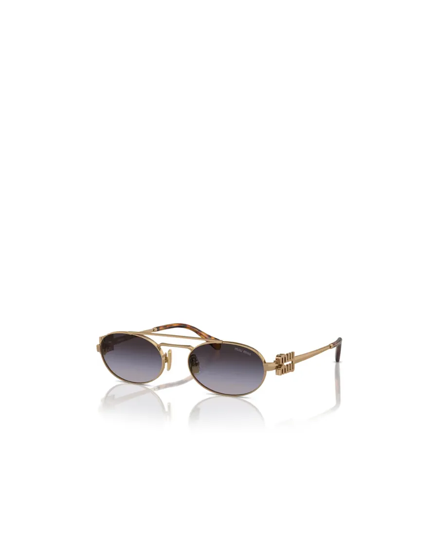 Miu Miu Eyewear Oval Frame Sunglasses
