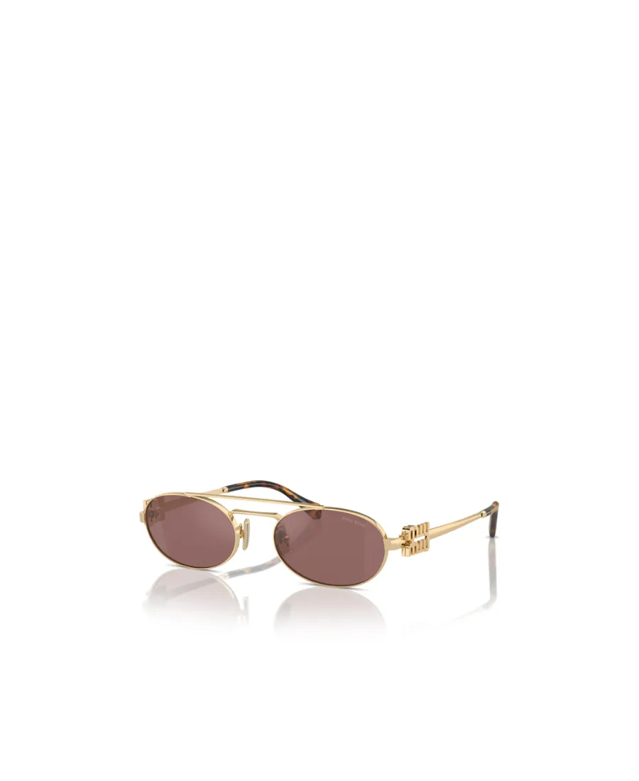Miu Miu Eyewear Oval-Frame Sunglasses