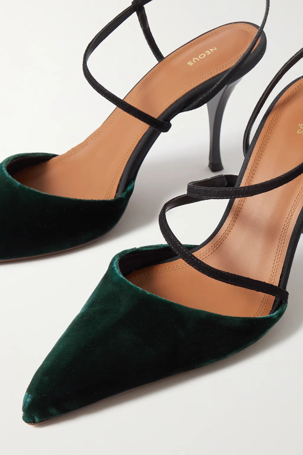Tangra Pointed Shoes With Exposed Heels