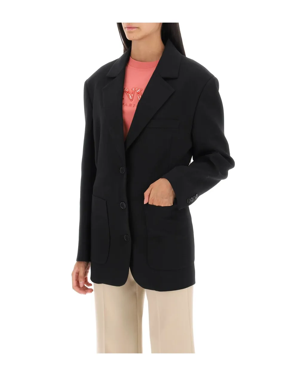 Lanvin Single-Breasted Tailored Blazer