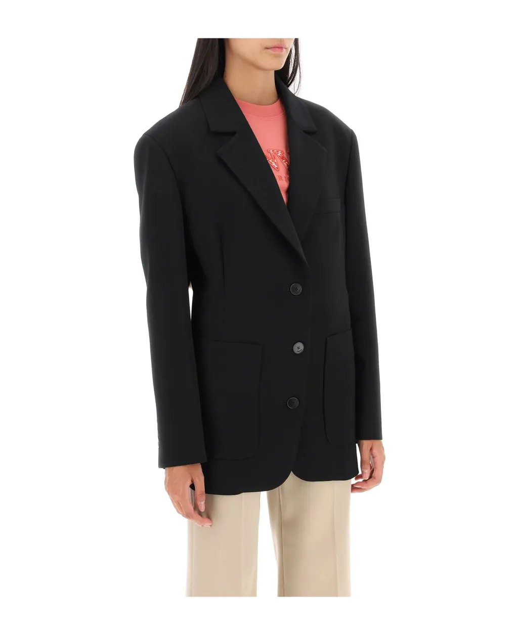 Lanvin Single-Breasted Tailored Blazer