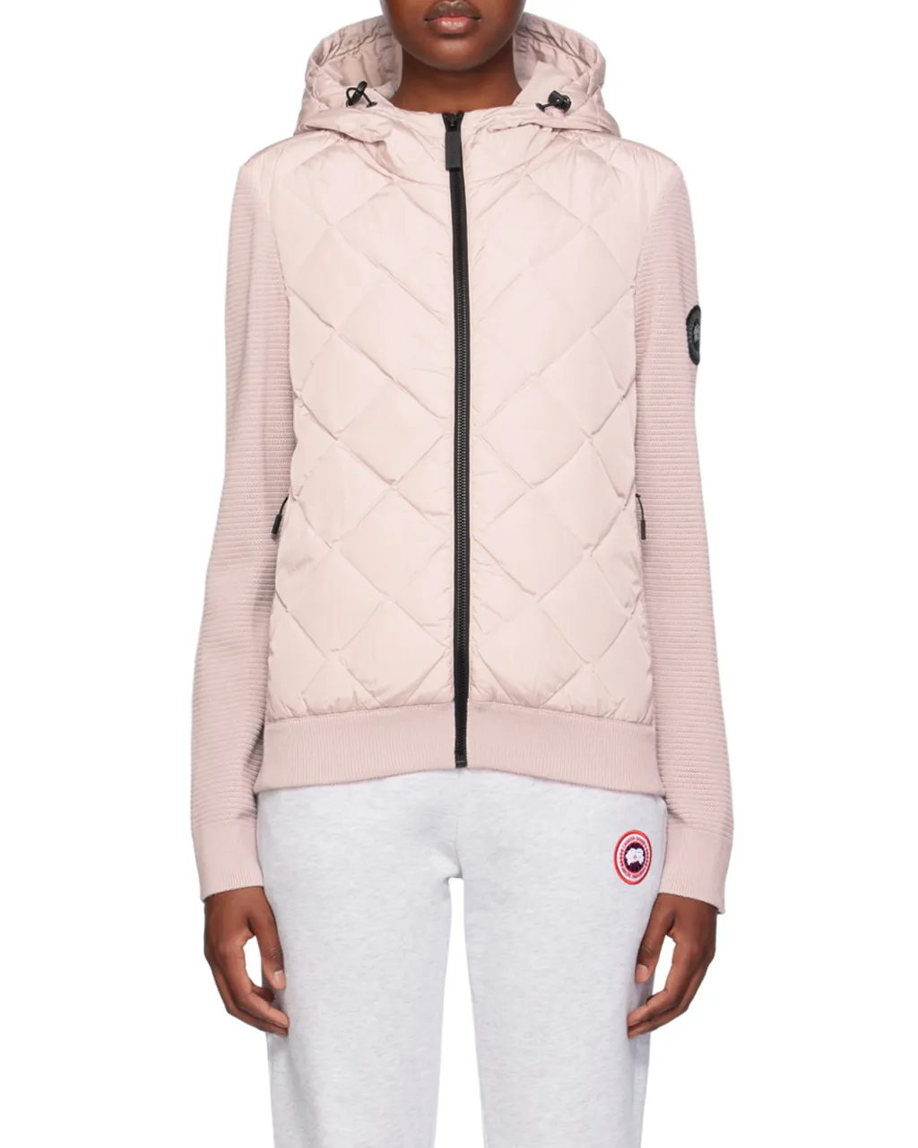 Splice Zipper Down Jacket