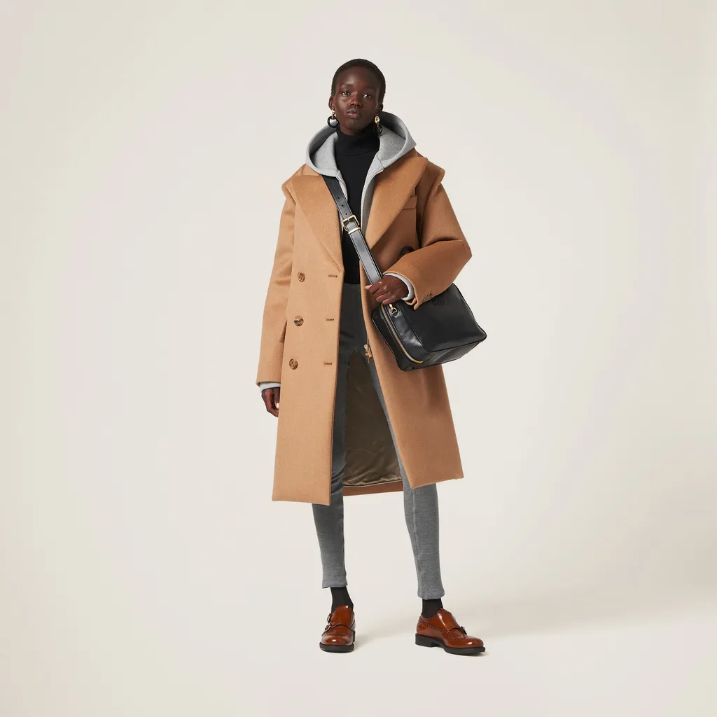 Double-Breasted Camel Hair Coat