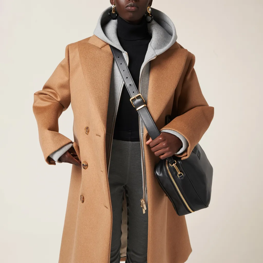 Double-Breasted Camel Hair Coat