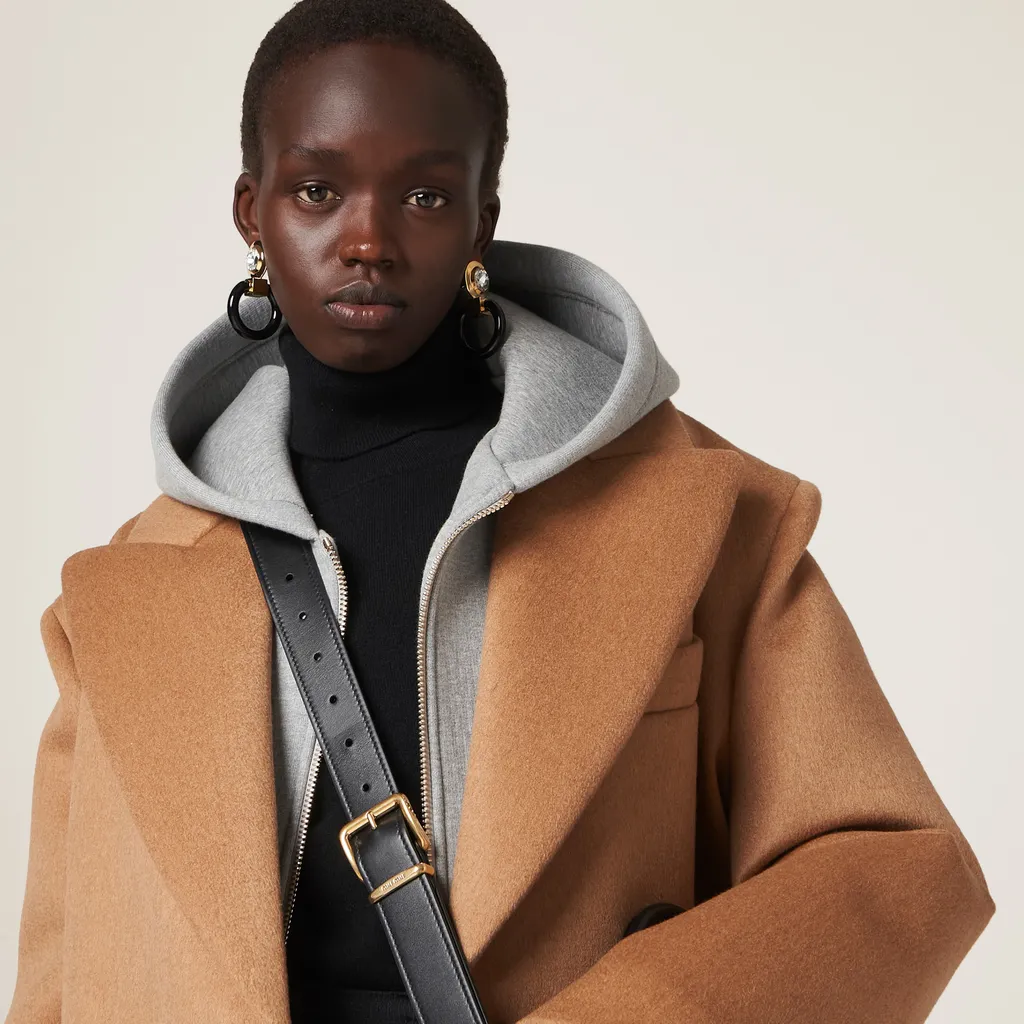 Double-Breasted Camel Hair Coat