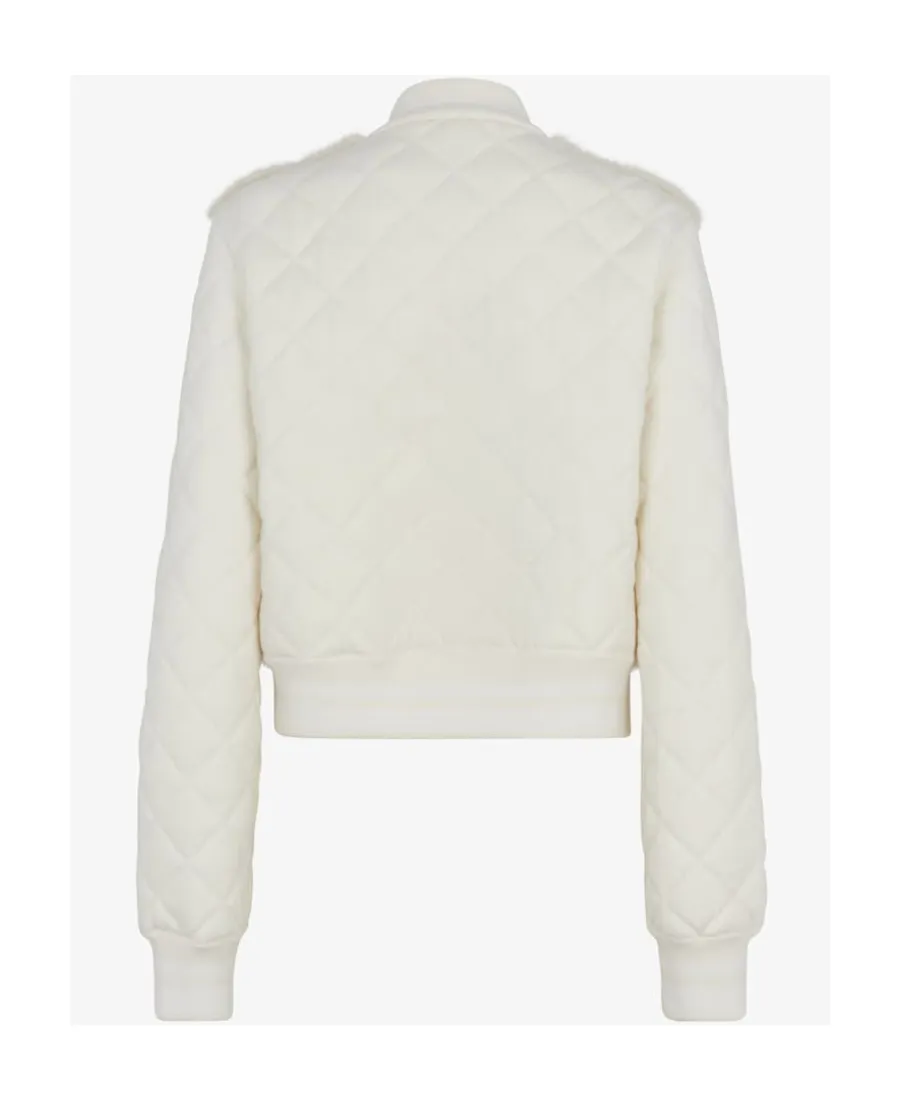Fendi Diamond Quilted Bomber Jacket