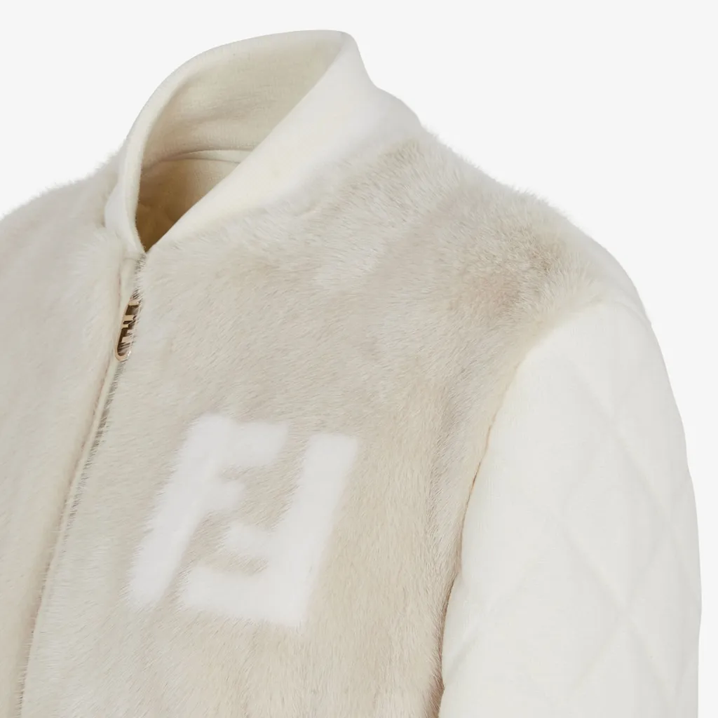 Fendi Diamond Quilted Bomber Jacket