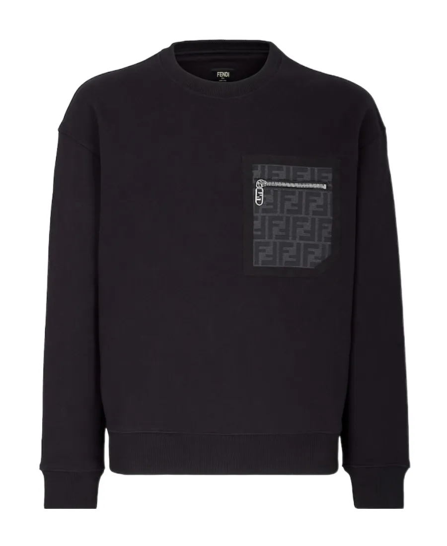 Fendi Long Sleeved Crewneck Sweatshirt