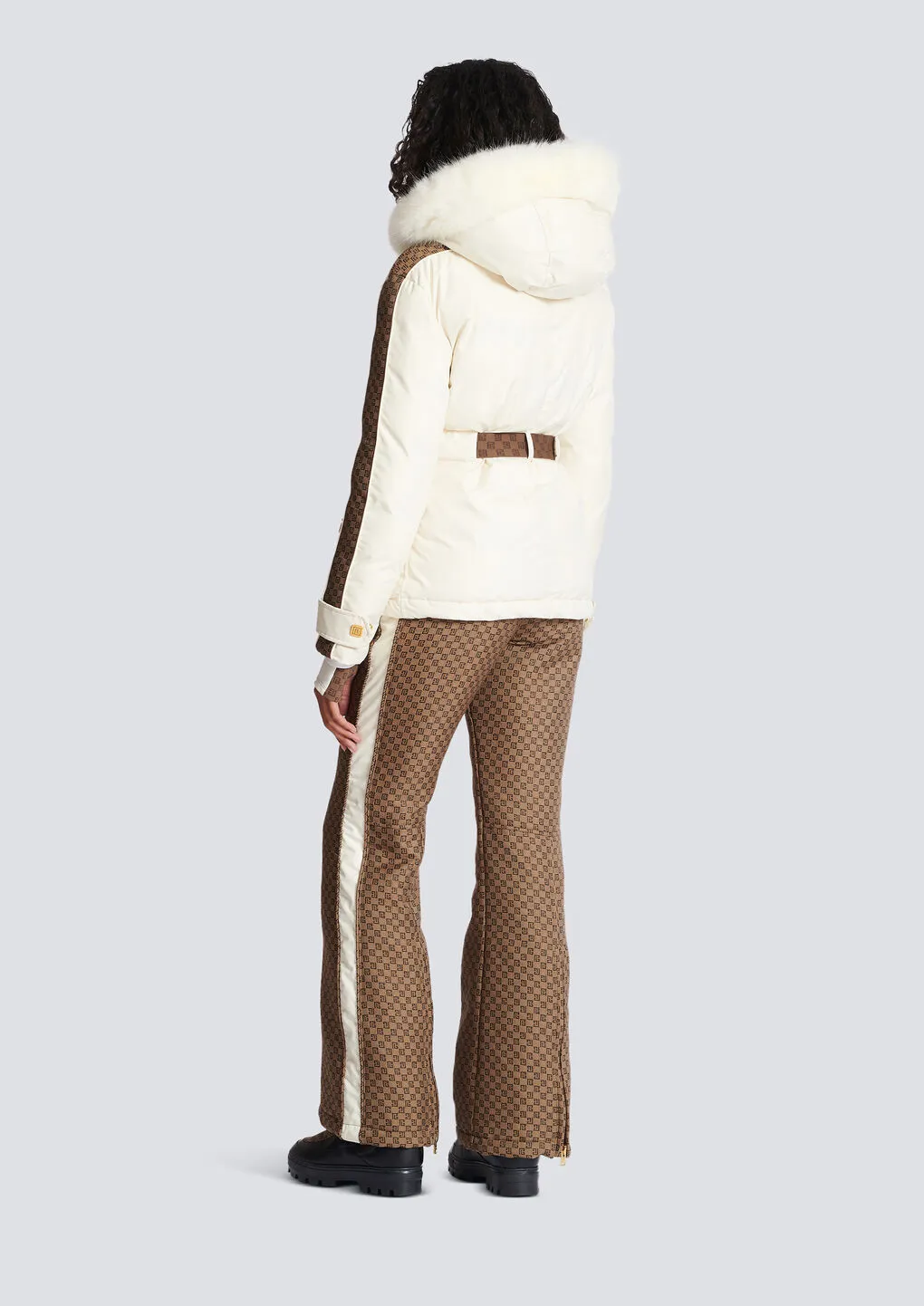 Balmain Belted Pb Down Jacket