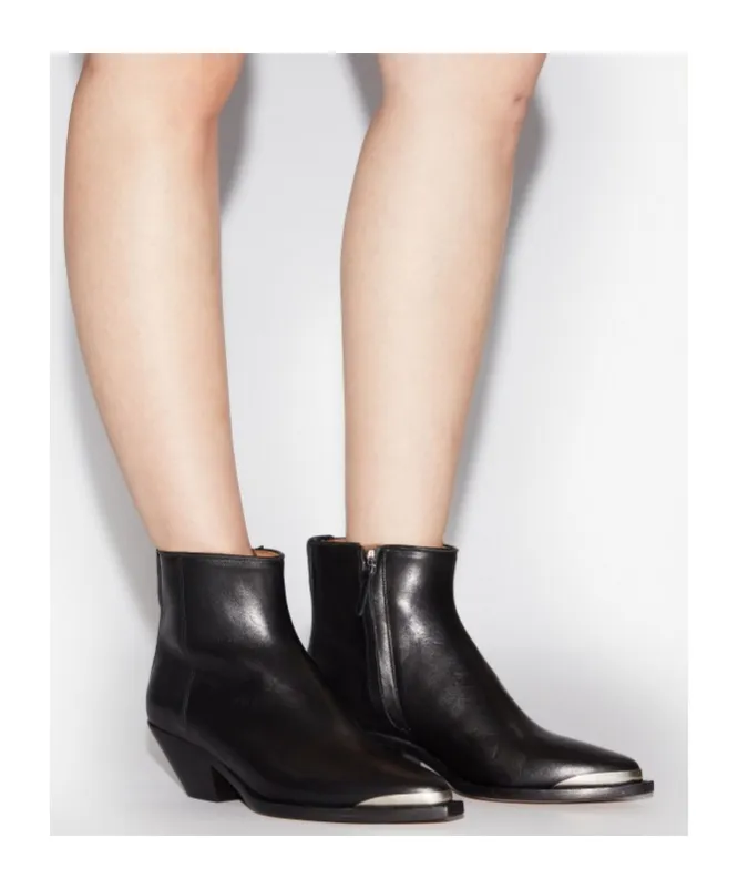 Isabel Marant Adnae Zipped Ankle Boots
