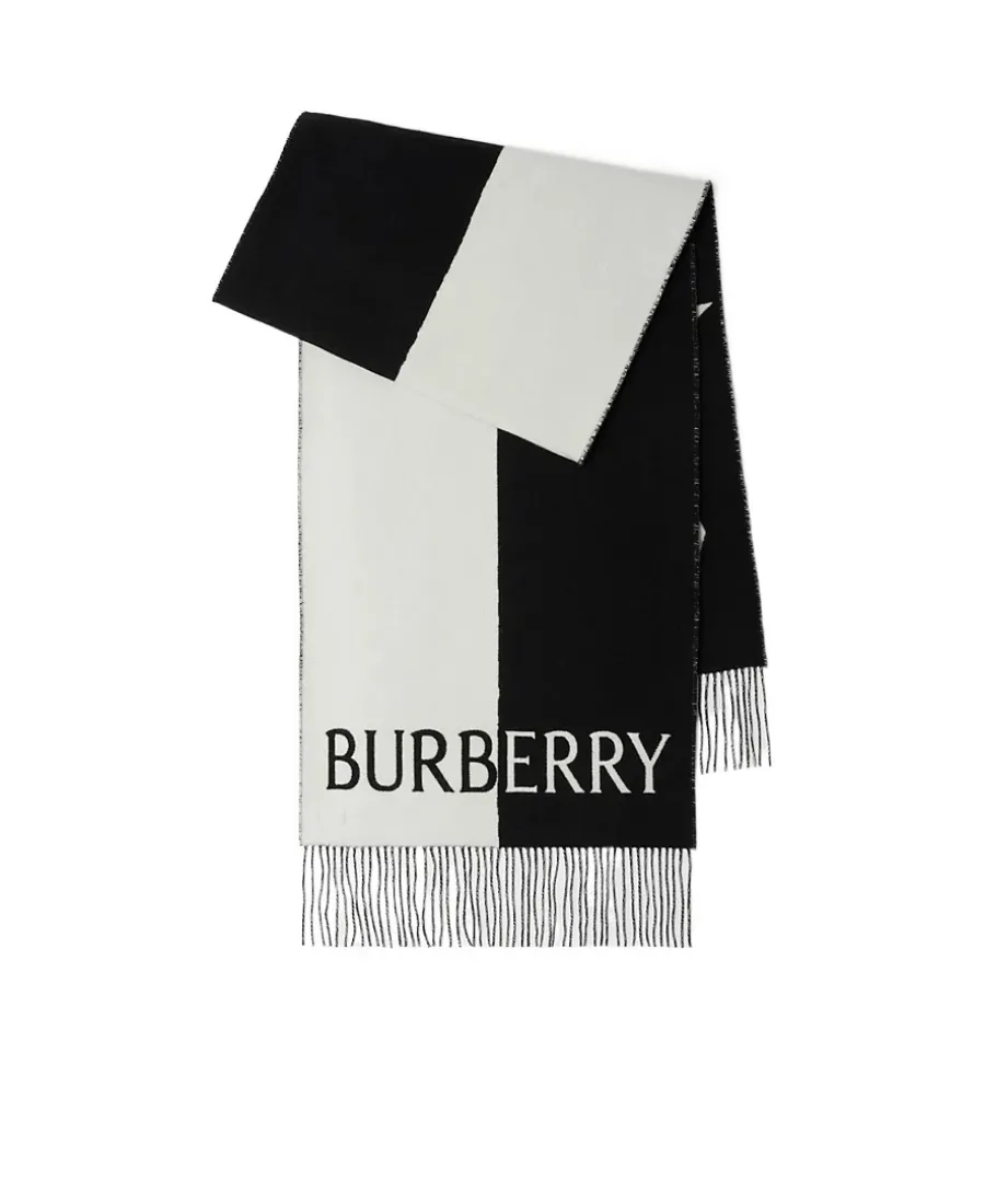 Equestrian Knight Wool-Cashemere Scarf