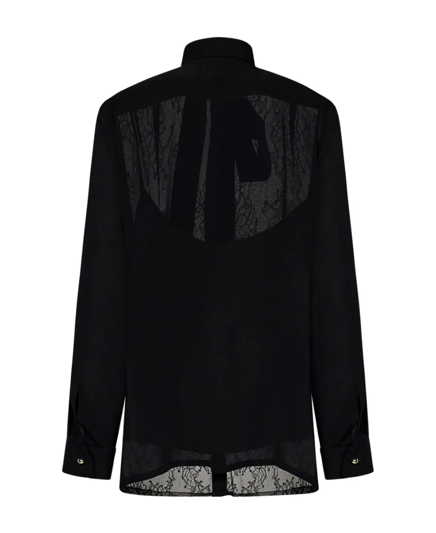 Elie Saab Pussy-Bow Straight Hem Blouse