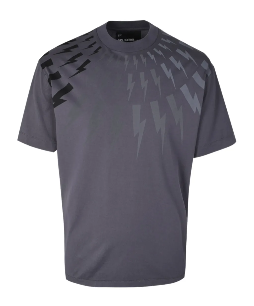 Open-Necked Black Shirt