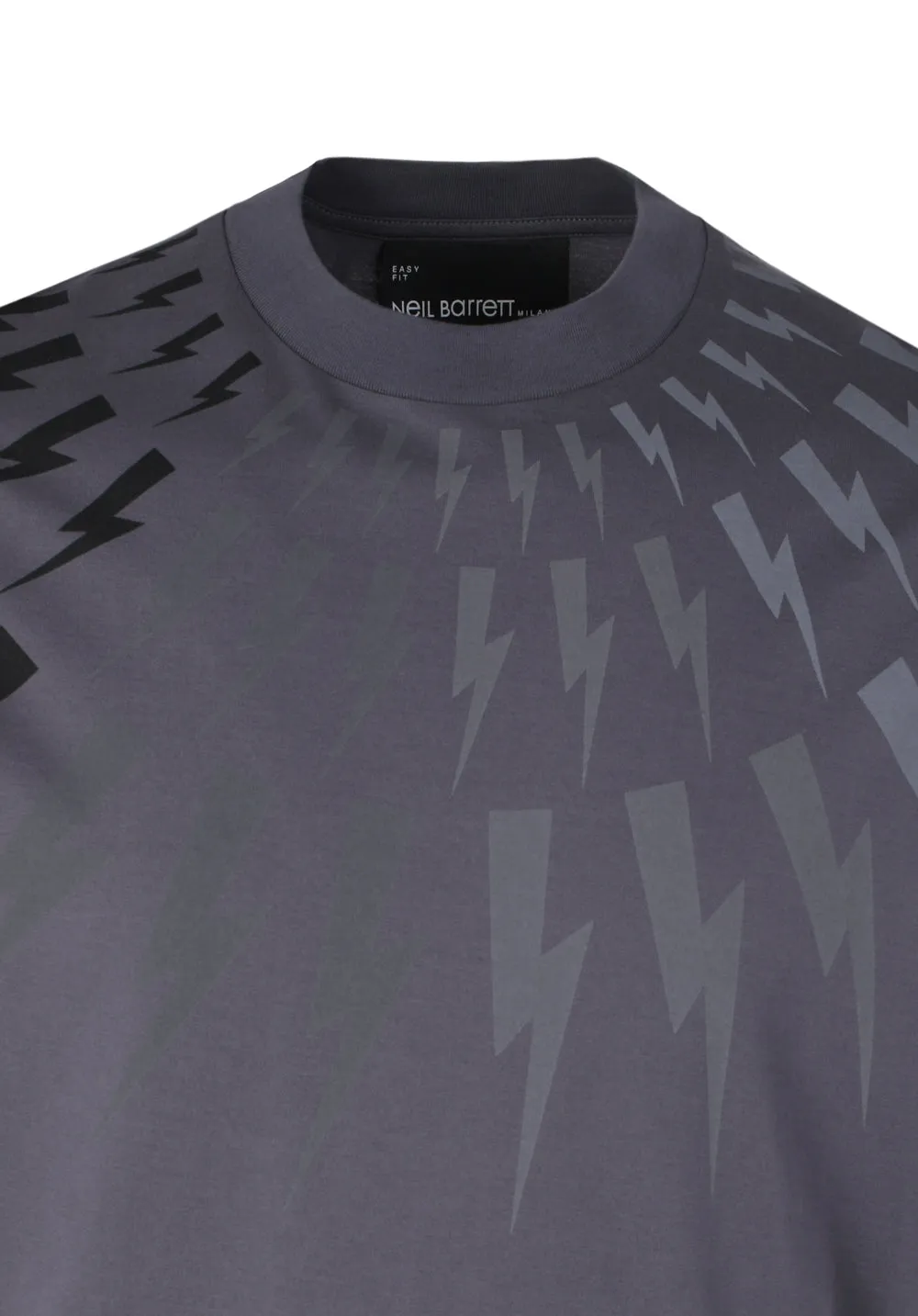 Open-Necked Black Shirt