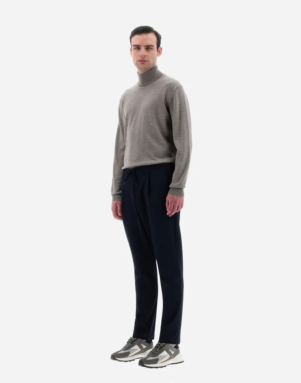 Herno Tapered Leg Drawstring Trousers