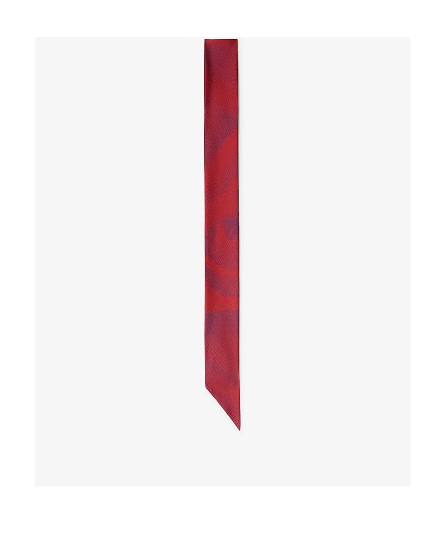 Rose-Print Silk Scarf