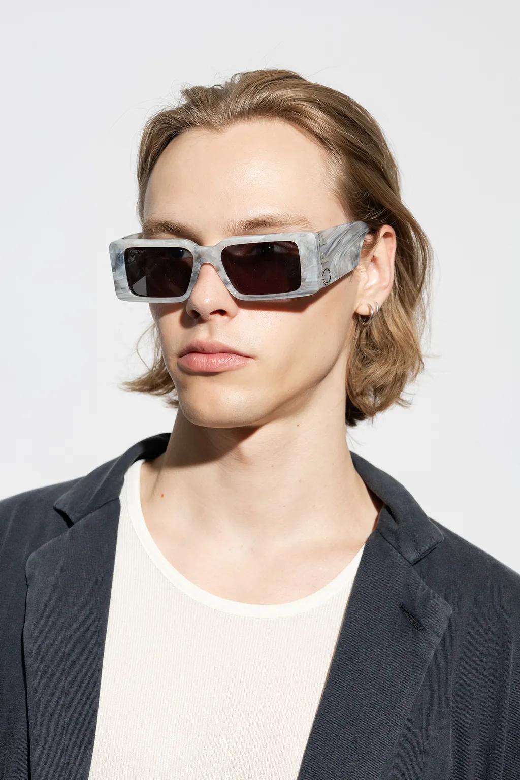 Milano Rectangle-Frame Sunglasses
