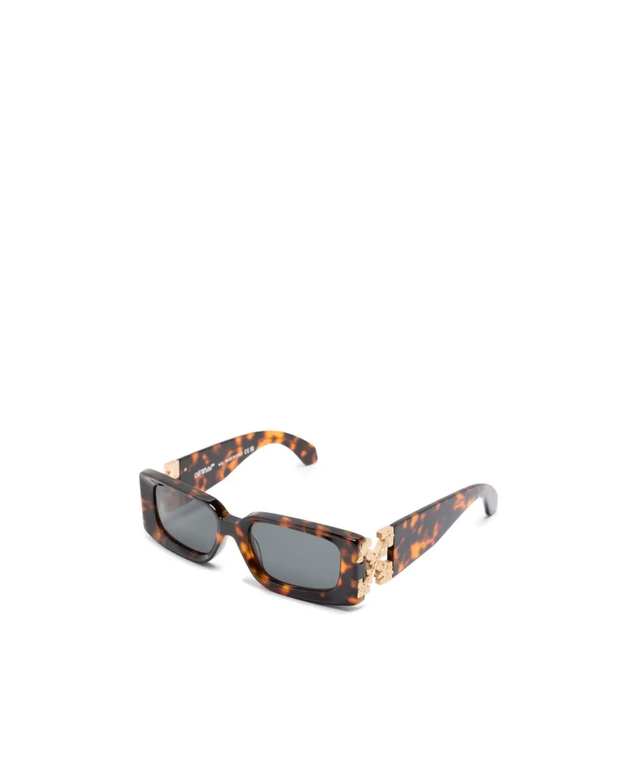 Off-White Rectangle Frame Sunglasses