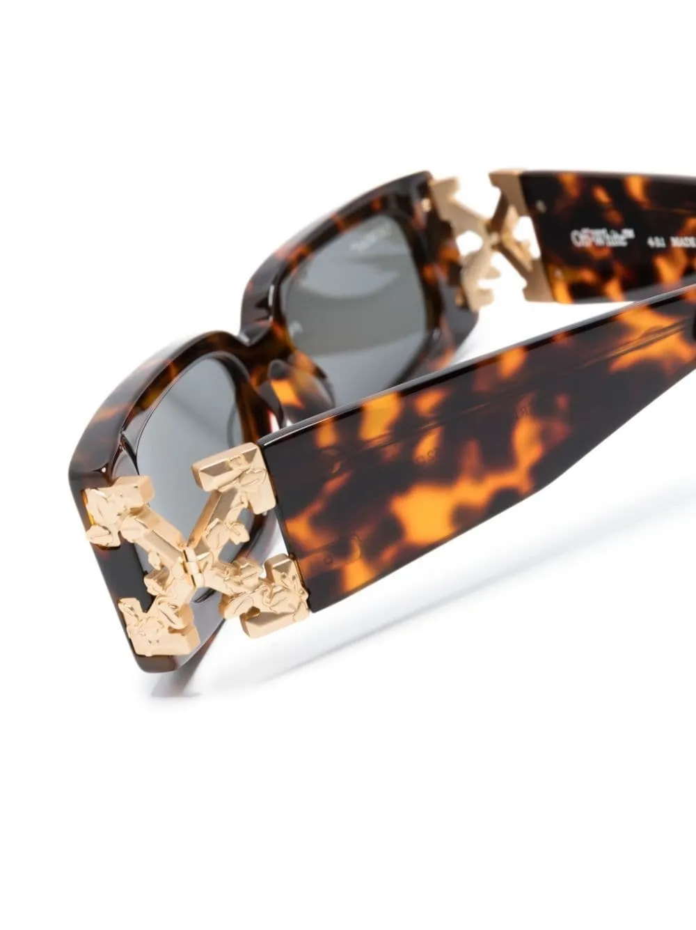 Off-White Rectangle Frame Sunglasses