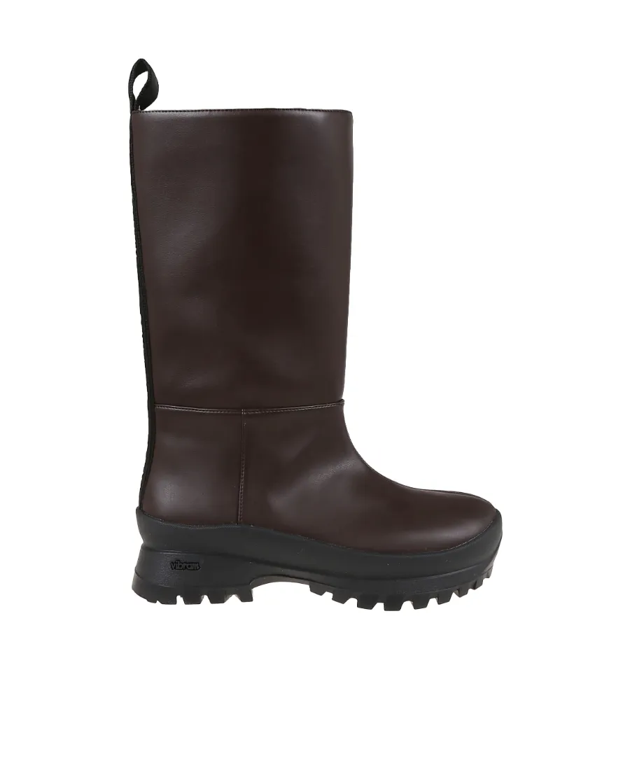Logo Details Short Boots
