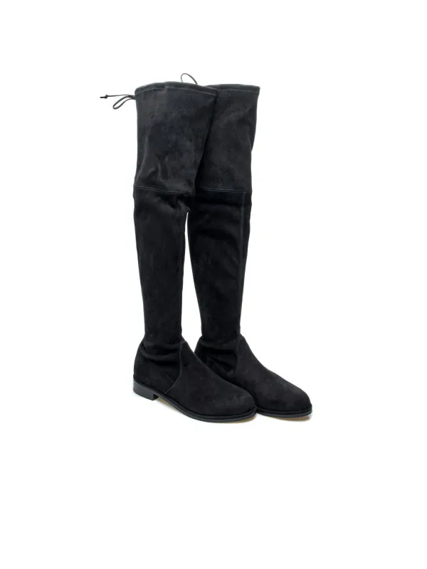 Lowland Lift Suede Thigh-High Boots