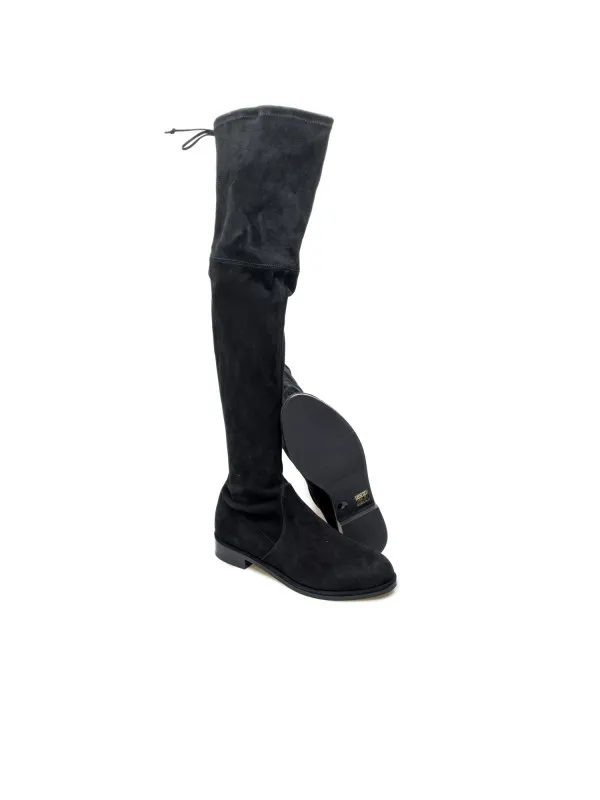Lowland Lift Suede Thigh-High Boots