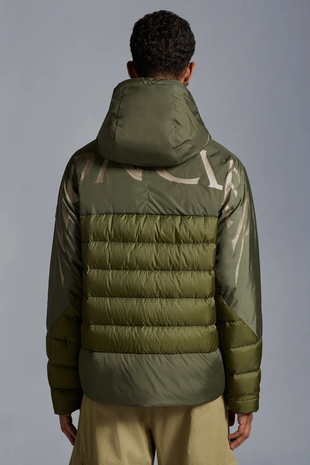 Moncler Panelled Zip-Up Puffer Jacket
