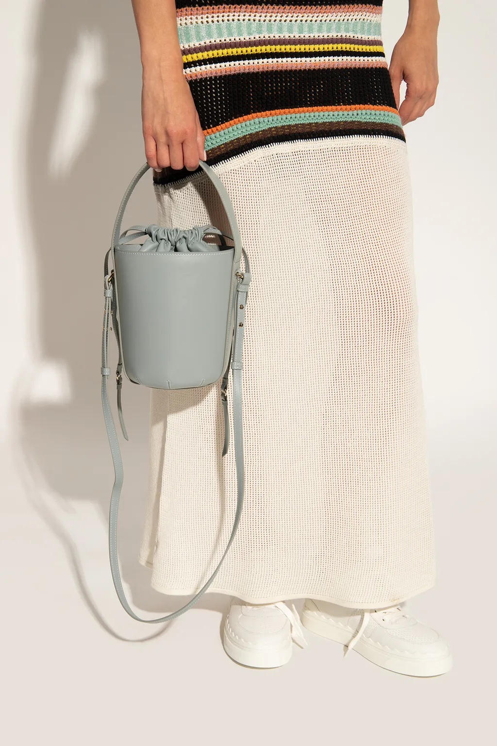 Sense Leather Bucket Bag