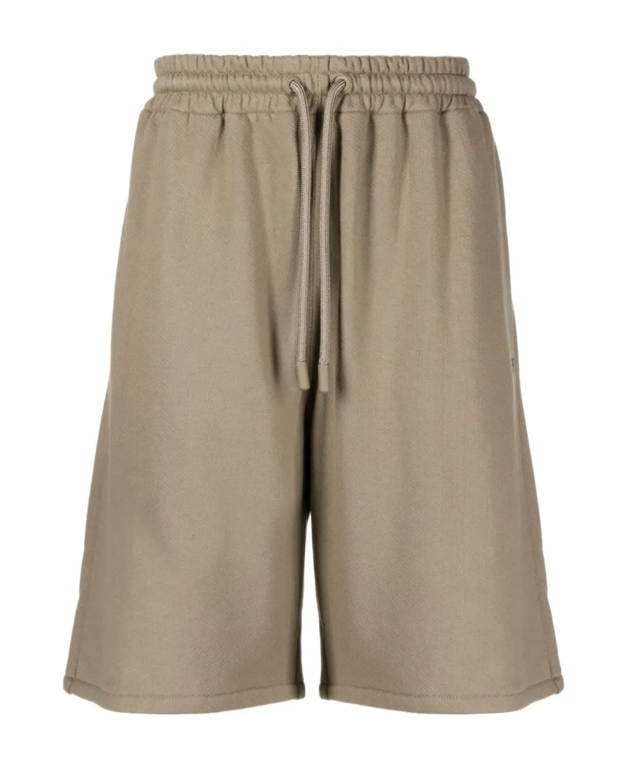 Off-White Drawstring Elasticated-Waist Shorts
