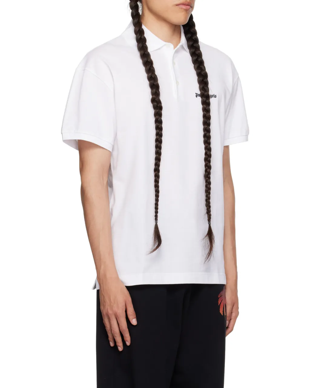 Palm Angels Logo Embroidered Polo Shirt