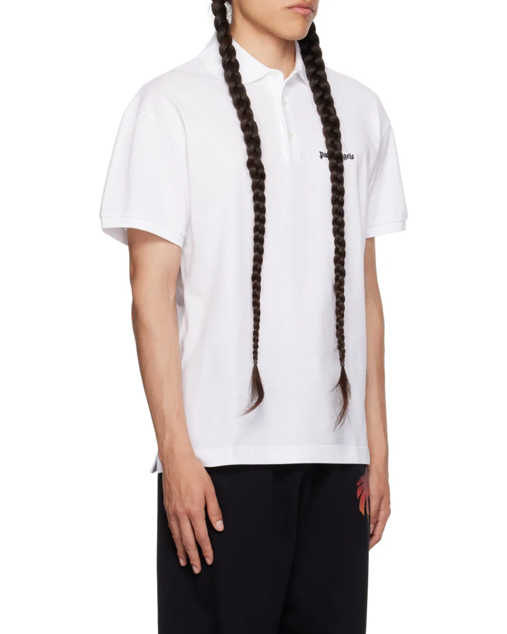 Palm Angels Logo Embroidered Polo Shirt