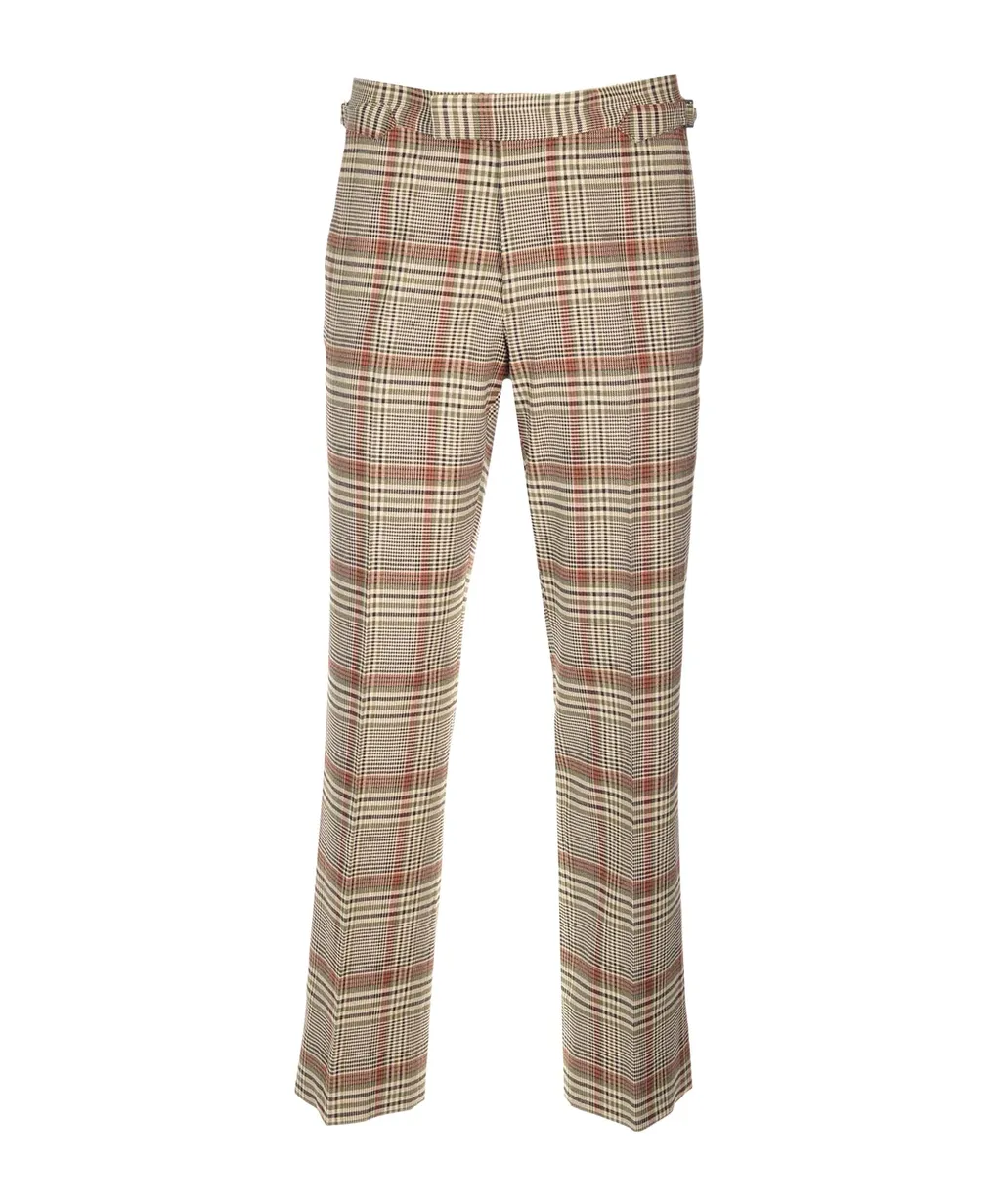 Checked Casual Pants