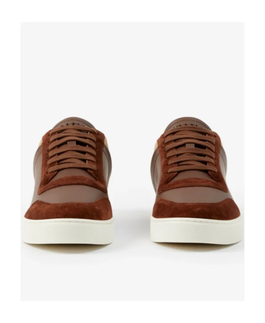 Vintage Check Panelled Sneakers