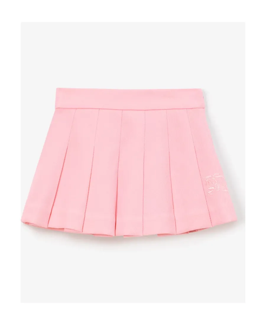 Pleated Ruched Flared Skirt