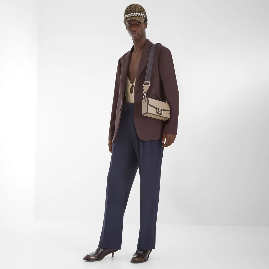 Fendi Ff Soft Trunk Baguette