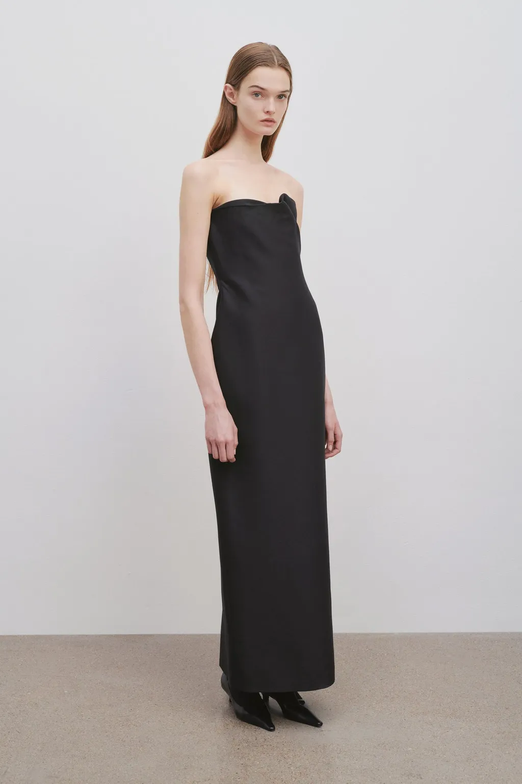 The Row Bardon Strapless Dress