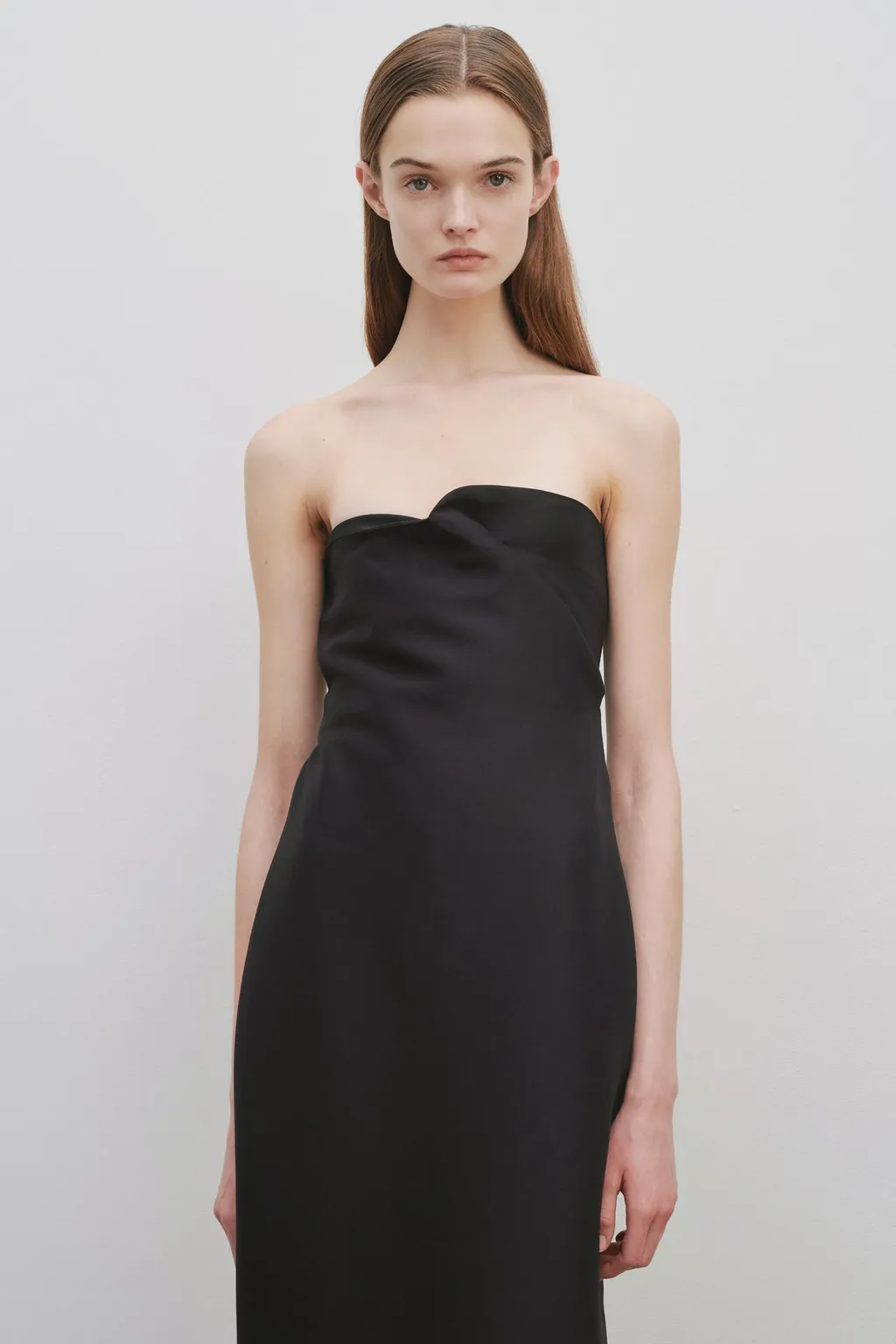 The Row Bardon Strapless Dress
