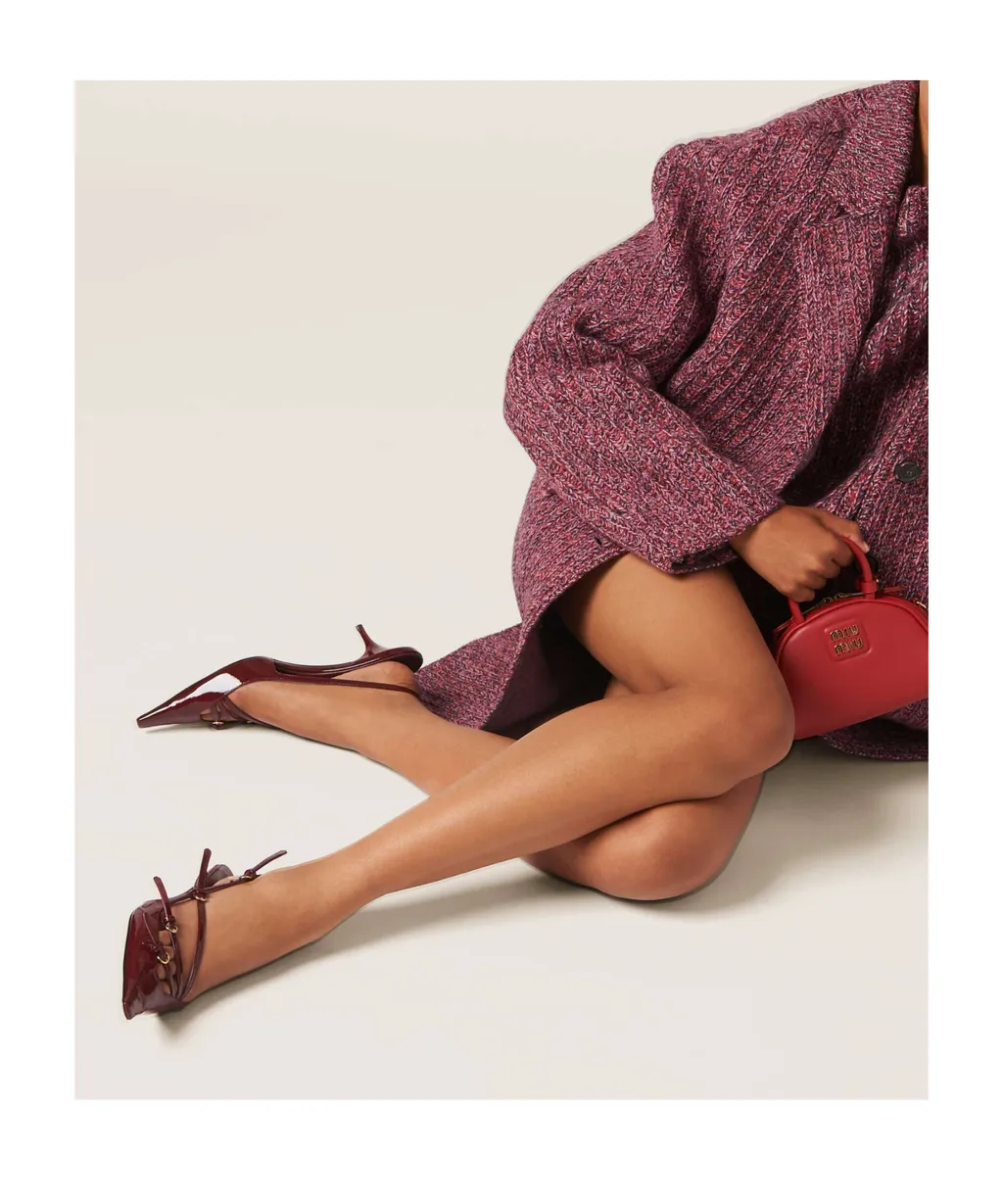 Miu Miu Pointed Toe Slingback Pumps