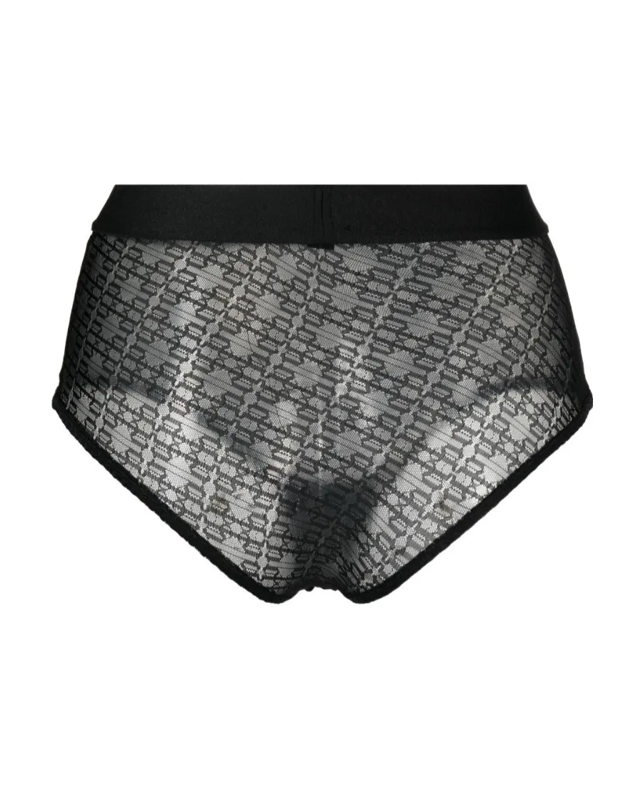 Logo Waist Lace Briefs Pants