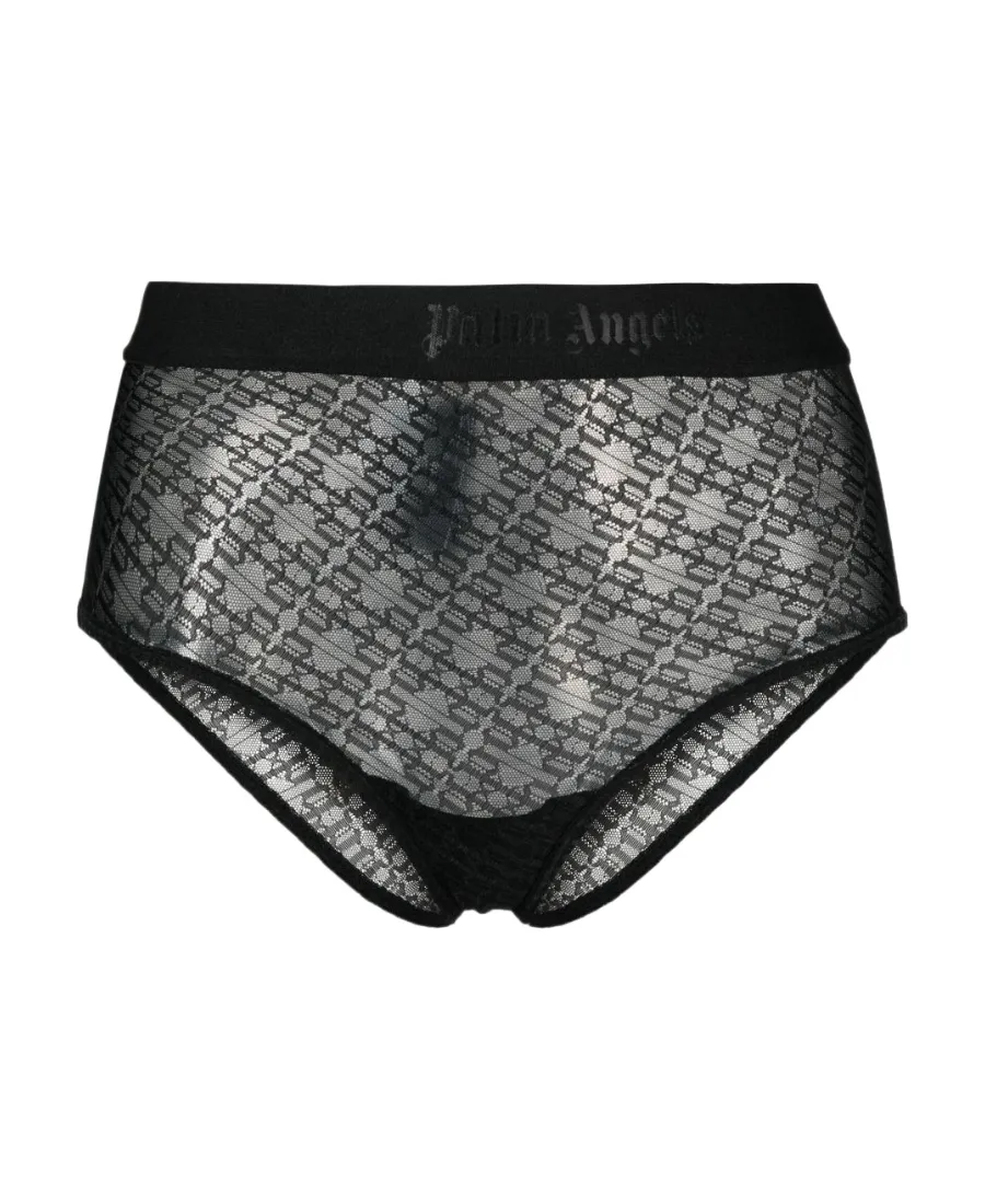 Logo Waist Lace Briefs Pants