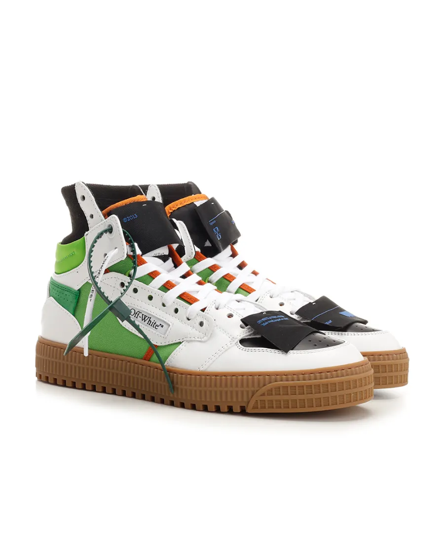 Off-White Logo Patch Lace-Up Sneakers