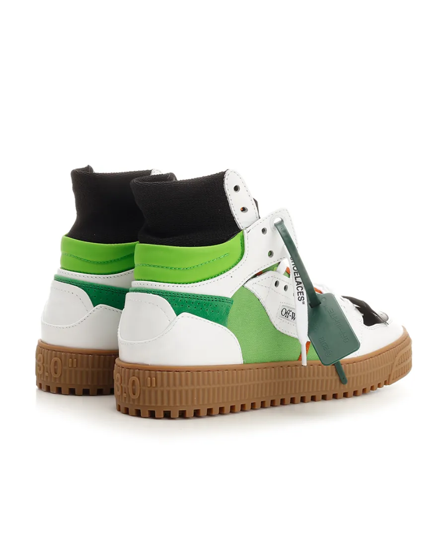 Off-White Logo Patch Lace-Up Sneakers