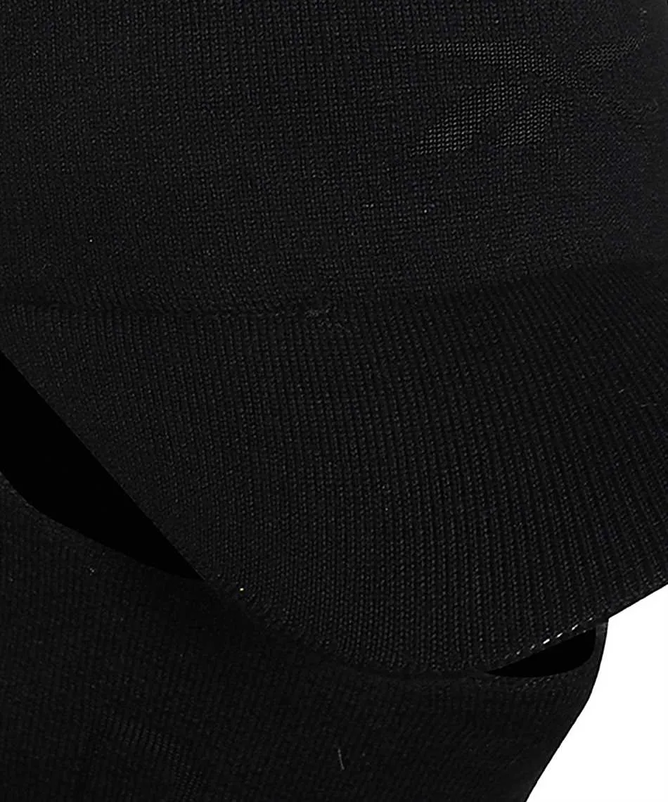 Logo Intarsia-Knit Balaclava