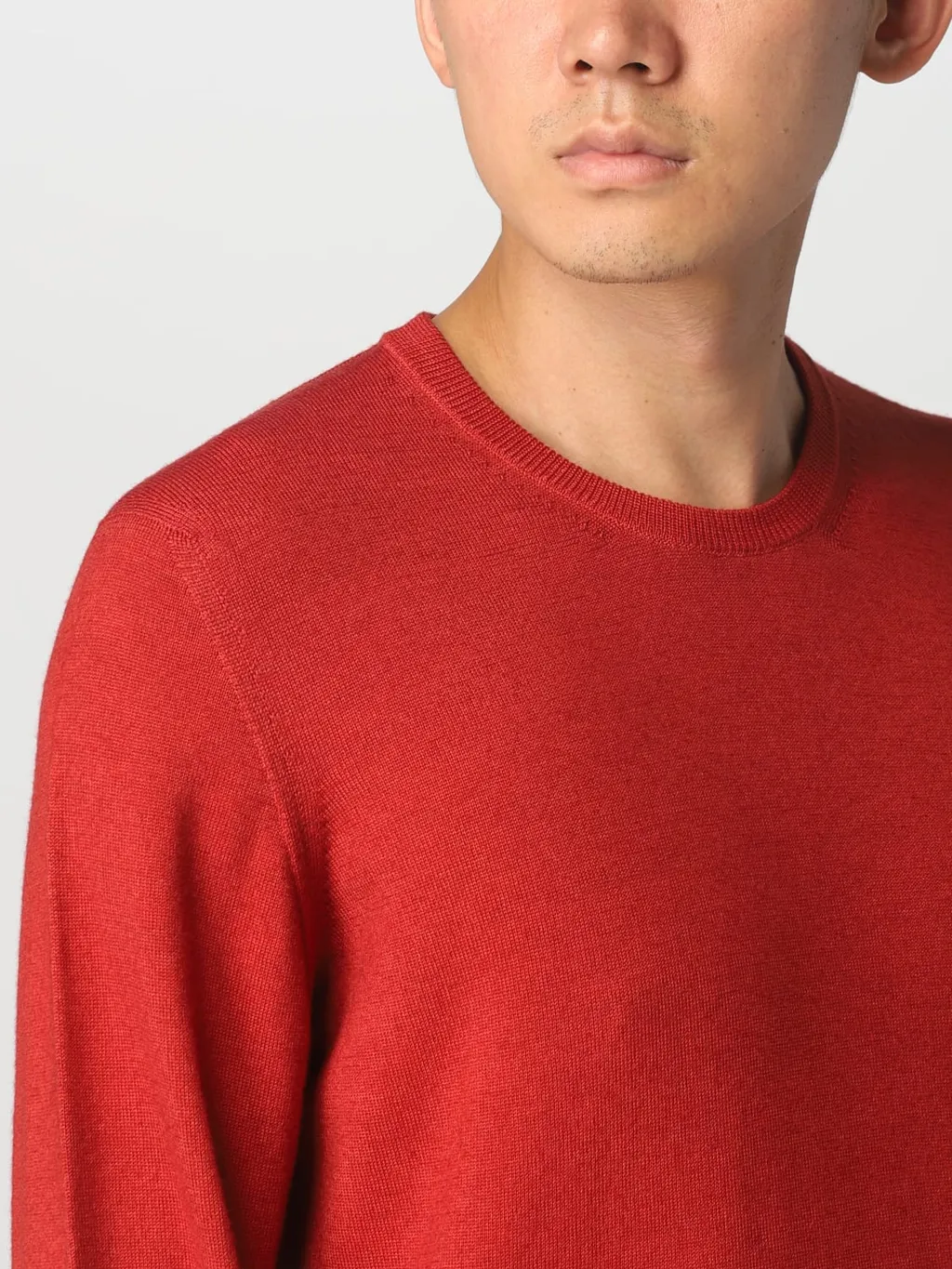 Crew-Neck Wool Sweater