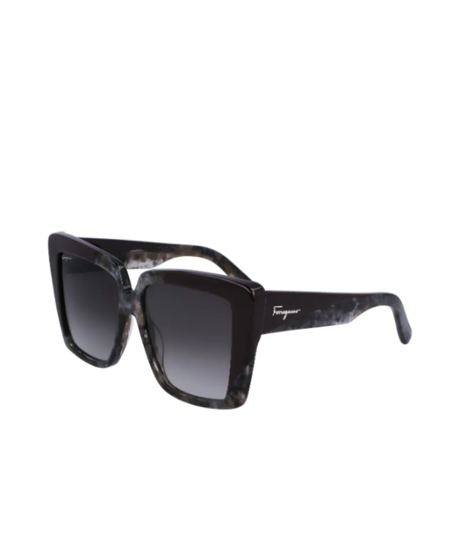 Salvatore Ferragamo Eyewear Butterfly Frame Sunglasses