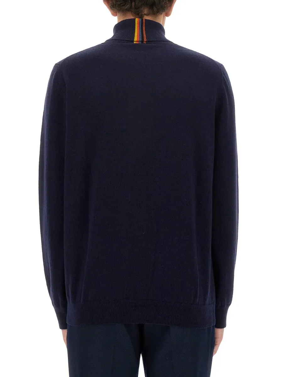 Paul Smith Artist Stripe Roll Neck Jumper